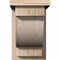 Ekena Millwork Alpine Smooth Corbel w/Backplate, Douglas Fir, 7 1/2"W x 12"D x 12"H COR08X12X12ALP01SDF - alternate 3